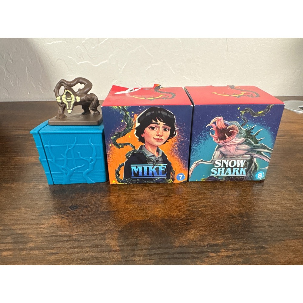 Funko Mystery Minis Stranger Things Mike & Snow Shark Vinyl Figures Set of 2